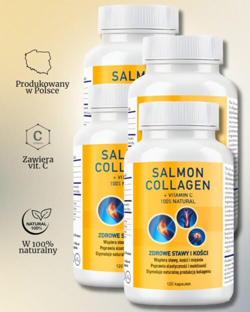4 opakowania Salmon Collagen