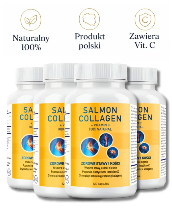 4 opakowania Salmon Collagen
